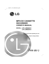 LG LPC-LM535X Owner's manual