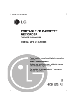 LG LPC-M130X Owner's manual