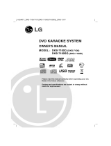 LG DKS-7100 User manual