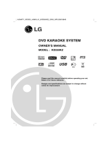 LG KD250KZ User manual