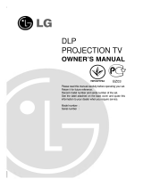 LG RZ-44SZ60DB Owner's manual