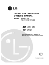 LG FFH-DV55AX Owner's manual