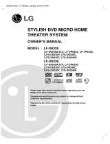 LG LF-D6335X Owner's manual