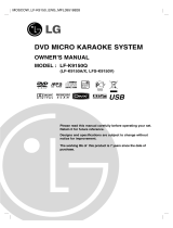 LG LF-K9150Q Owner's manual