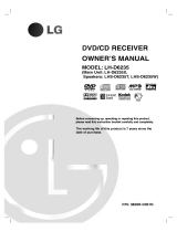 LG LH-D6235X Owner's manual
