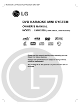 LG LM-K2500X Owner's manual