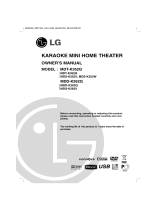 LG MDD262-X5U Owner's manual