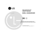 LG BC290W Owner's manual