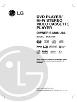 LG DCK473B Owner's manual