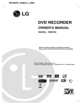 LG DR165P2 Owner's manual