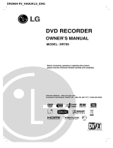 LG DR799 Owner's manual