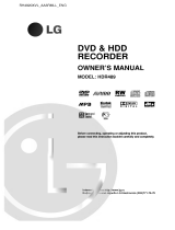 LG HDR489 Owner's manual