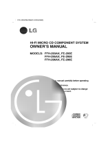 LG FFH-293AX Owner's manual
