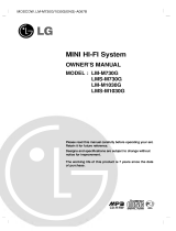 LG LM-M1031X Owner's manual