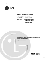 LG LM-M340D Owner's manual