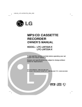 LG LPC-LM735X User manual