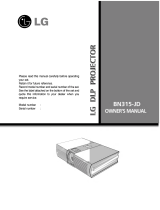 LG BN315-JD Owner's manual