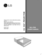 LG RD-JT90 Owner's manual