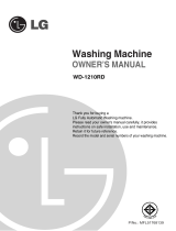 LG WD-1210RD Owner's manual