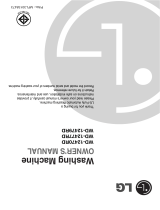 LG WD-12505RD Owner's manual