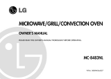 LG MC-8483NL Owner's manual