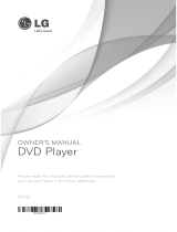 LG DP132 Owner's manual