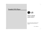 LG DP9821P Owner's manual