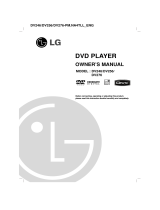 LG DV246-PM Owner's manual