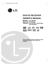 LG DVT418 User manual