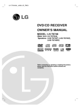 LG LH-T6740A Owner's manual