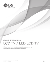 LG 22LE5300 Owner's manual