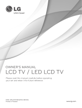 LG 32LK311 Owner's manual