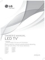 LG 55LA623T Owner's manual