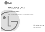 LG MH-5883ALB Owner's manual