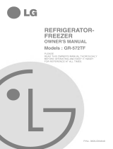 LG GR-572TF Owner's manual