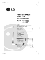 LG GR-432SF Owner's manual