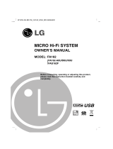 LG LG FA162 Owner's manual