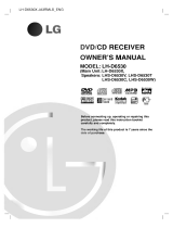 LG LH-D6530X Owner's manual