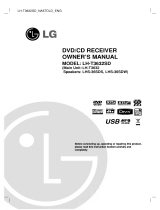 LG LH-T3632SD Owner's manual