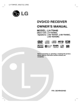LG LH-T6440D Owner's manual