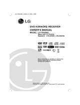 LG LH-TK255Q Owner's manual