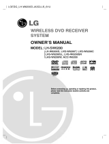 LG LH-W6200D User manual