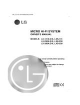 LG LX-330D Owner's manual