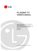 LG RT-42PX12X Owner's manual