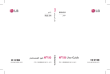 LG KF750.AGLOBK User manual