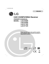 LG LAC4700R Owner's manual