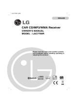 LG LAC7700R Owner's manual
