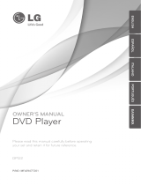 LG DP122-P User manual