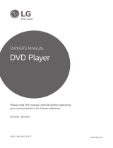 LG DP542H Owner's manual