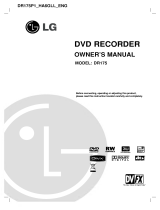 LG DR-175 Owner's manual